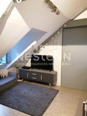 Appartement 2 pièces à louer 28 m²  (40m² au sol) - non meublé - Vannes hyper centre-ville
