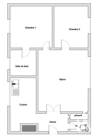 Appartement à vendre 3 pièces 56 m² Le Pecq