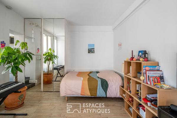 Studio sur cour pavée – rue Campagne Premiere