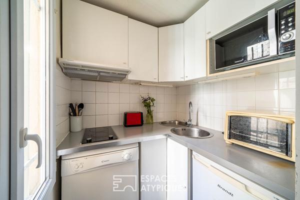 Studio sur cour pavée – rue Campagne Premiere