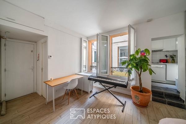 Studio sur cour pavée – rue Campagne Premiere