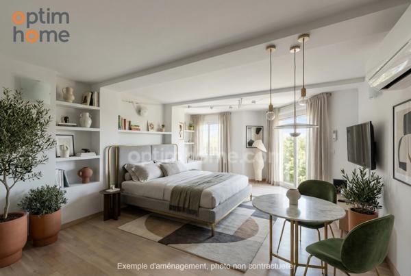 Bureau-local : salle de réunion, salle d'attente et 2 bureaux, cave, 1 studio, parkings privatif, terrasse