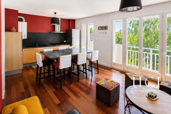 REZÉ – Appartement T3 rénové de 62 m² avec balcon, parking et cave