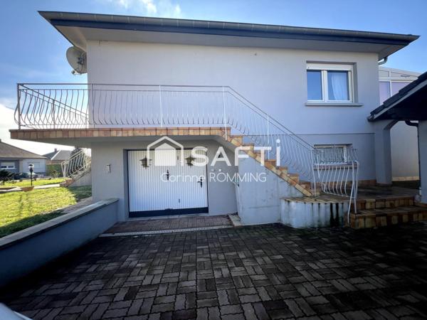 Maison + sous-sol aménagé, 3 garages
