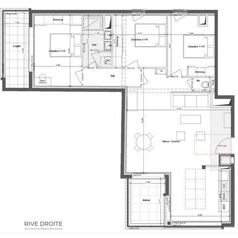 Rennes (35000) RENNES THABOR - EXCEPTIONNEL - Appartement T4 terrasse