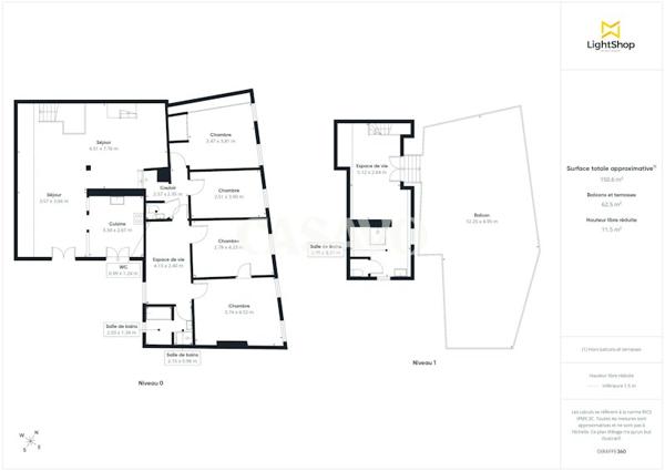 Vente Appartement 7 pièces de 137m² - 67000 Strasbourg