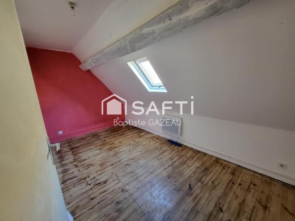 Maison 3 pièces de 50 m² avec terrain de 615 m² et dépendances