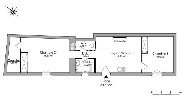 Location Appartement 3 pièces 61.4 m² - Miribel 01700