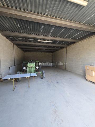 Pour exploitation maraîchère, beau terrain d'environ 3 hectares d'un seul tenant (à définir) et comprenant:
🐔 2 poulaillers de 260 et 150 m² (capacité 2400 pondeuses et 1500 poulets de chair) avec parcours.
🏚️ 2 hangars à matériel de 150 m² chacun pour stockage 
🏚️ 1 hangar d'environ 580 m² comprenant deux frigos de 6m² chacun et 2 appartements au dessus de ce hangar de 80 m² chacun, loués et équipés chacun d'une cuisine aménagée ouverte sur salle à manger, de 2 chambres, d'une salle d'eau, d'un wc.
Accès facilité et secteur géographique idéal.