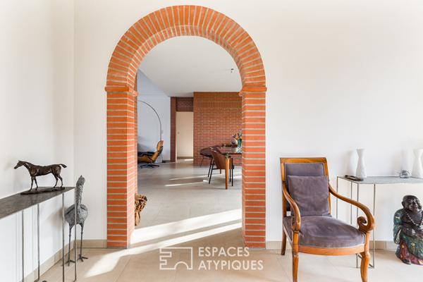 Maison récente entre caractère et volume contemporain à Pibrac