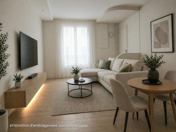 Appartement à vendre 2 pièces PARIS 15EME ARRONDISSEMENT - quartier Saint Lambert