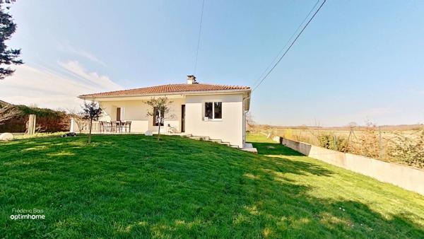 Maison familiale rénovée – 5 chambres – Jardin avec plan d’eau – Secteur Vonnas