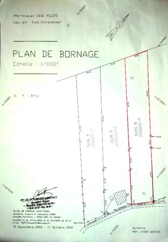 Terrain Case Pilote en pente de 5000 m2