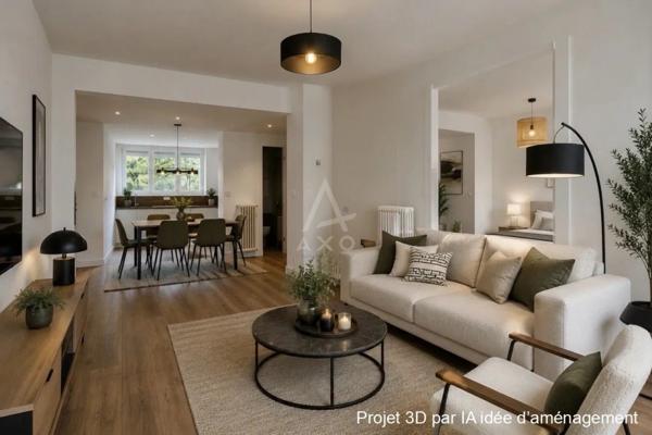 Rennes Saint-Hélier – rue Dupont des Loges Appartement rénové 81 m² – 2 à 3 chambres – Garage fermé
