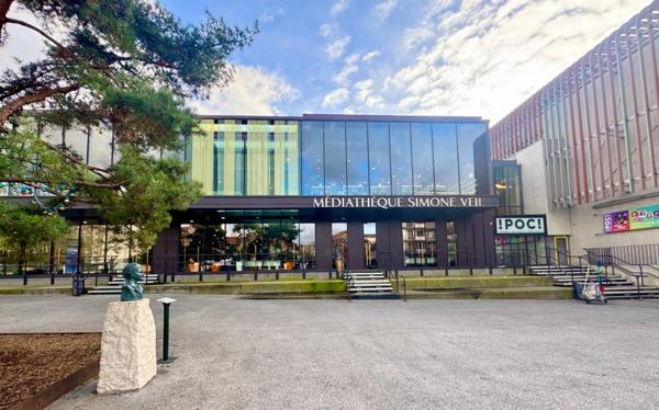 Grand studio traversant et lumineux