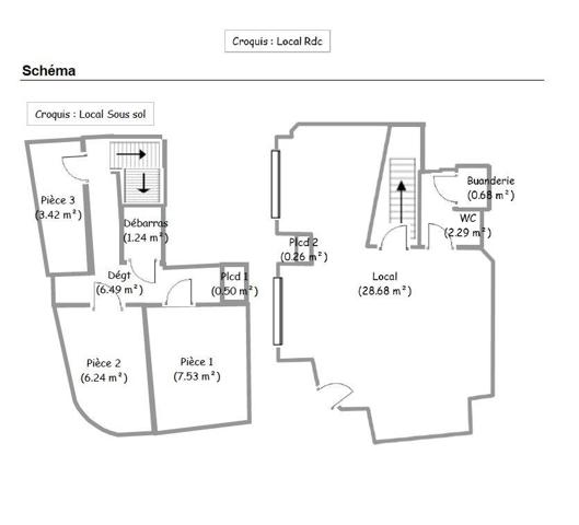 Murs commerciaux  à vendre 56 m² Melun
