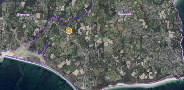 Terrain à Batir à vendre à Fouesnant dans le Finistère (29170), ref : 29015-548