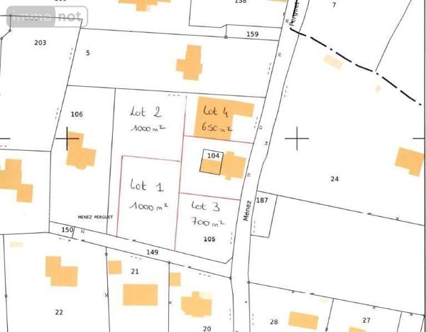 Terrain à Batir à vendre à Fouesnant dans le Finistère (29170), ref : 29015-548