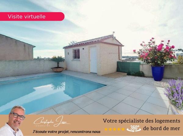 Maison avec piscine et garage sur 372m2