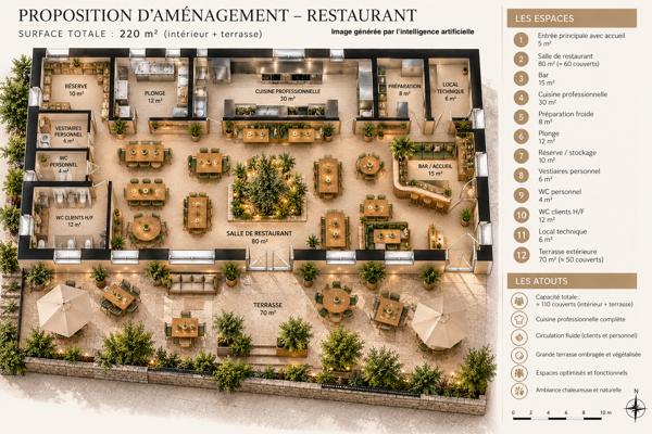 MÉRIGNAC (16) 220 M² DOUBLE DESTINATION FORT POTENTIEL 226 800 € **  - Référence  FB715ED