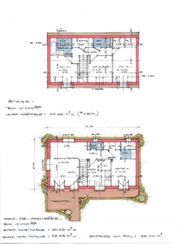 Terrain de loisirs de 299 m²