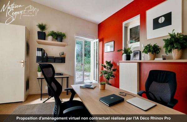 COEUR DE VERNAISON : Maison de village P4 duplex au coeur d'un magnifique parc classé