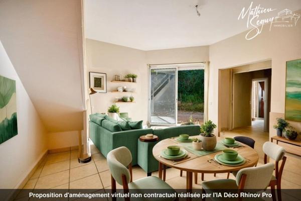 COEUR DE VERNAISON : Maison de village P4 duplex au coeur d'un magnifique parc classé