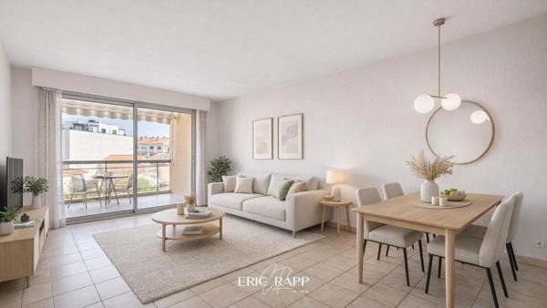 Fréjus plage, F2 en étage élevé, vue mer