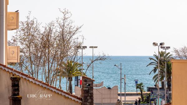 Fréjus plage, F2 en étage élevé, vue mer