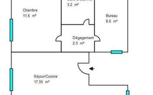 Appartement à louer    2 pièces •  Mende