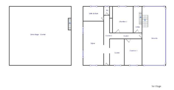 GRANDE MAISON avec piscine - 2 logements dont 1 logement loué à l'année loyer 980€/mois hors charge.