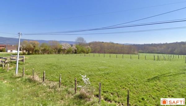 Terrain constructible avec vue d'exception !