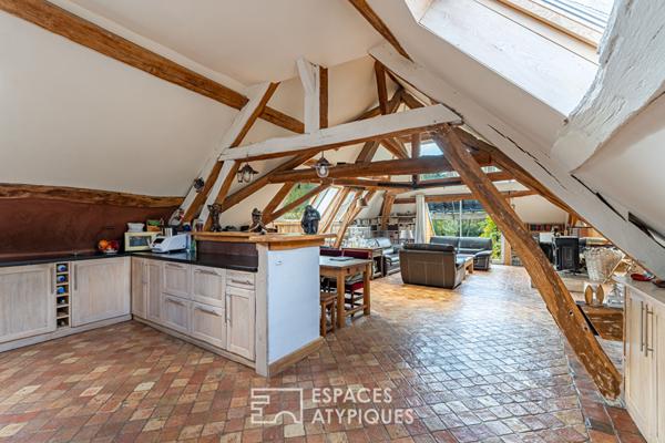 Appartement de charme dans un ancien moulin du XVIII siècle, à côté de Rambouillet