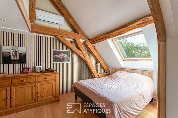 Appartement de charme dans un ancien moulin du XVIII siècle, à côté de Rambouillet