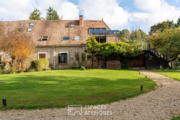 Appartement de charme dans un ancien moulin du XVIII siècle, à côté de Rambouillet