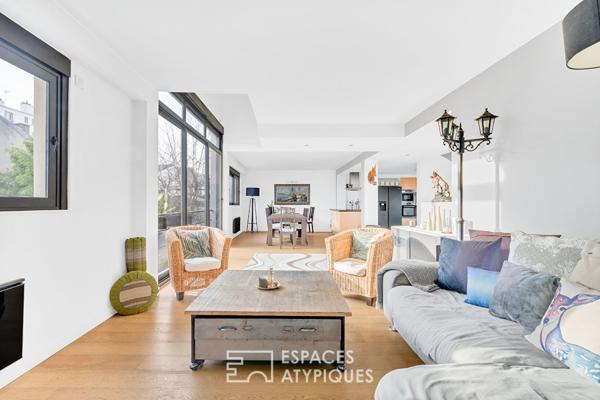 Maison familiale avec jardin et bureau indépendant dans le quartier des Fleurs