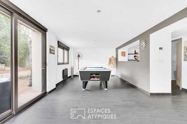 Maison familiale avec jardin et bureau indépendant dans le quartier des Fleurs