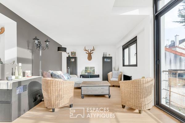 Maison familiale avec jardin et bureau indépendant dans le quartier des Fleurs