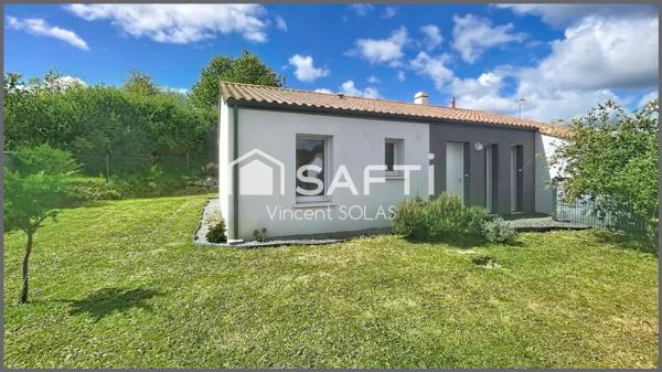 Maison Plain-Pied 2020 de 92 m² - 3 Ch + Garage + Jardin au Calme