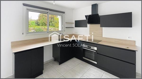 Maison Plain-Pied 2020 de 92 m² - 3 Ch + Garage + Jardin au Calme