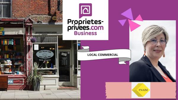 35400 SAINT MALO - MURS COMMERCIAUX LIBRES, LOCAL COMMERCIAL 114 m² 4M DE VITRINE