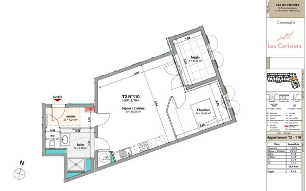 Appartement à vendre    2 pièces • 51,44 m2 Cucuron