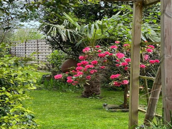 GUERANDE - DANS UN VILLAGE DE PALUDIER : BELLE NEO-BRETONNE ATYPIQUE AVEC  BEAUCOUP DE CARACTERE - JARDIN - GARAGE