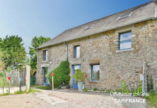 Maison (2 logements) à vendre 7 pièces ROZ SUR COUESNON (35) en Baie du Mont Saint Michel