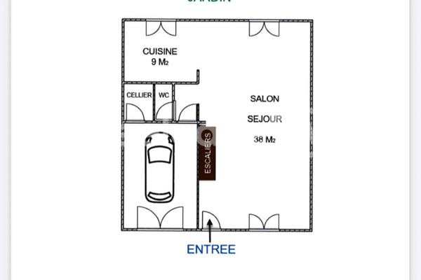 Maison à vendre 6 pièces de 100 m² à Saint-Ouen-l'Aumône