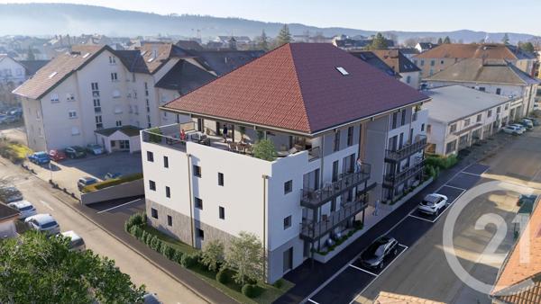 Appartement F3 à vendre  3 pièces - 62,74 m 2   DOUBS  - 25