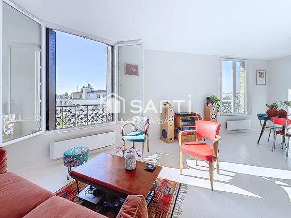 Appartement 5 pièces au pied du métro