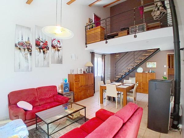 Maison prête à habiter, 124m², 3 chambres, bureau, garage...