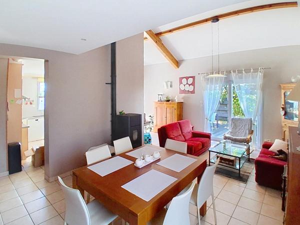 Maison prête à habiter, 124m², 3 chambres, bureau, garage...