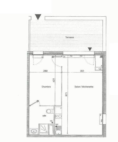 Appartement 2 pièces                                        - 44300 Nantes Réf : 12123